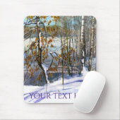 Sneeuwval Waterverf Muismat (Met muis)