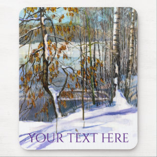 Sneeuwval Waterverf Muismat