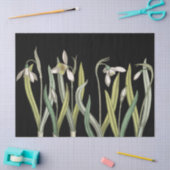  sneeuwval Zwarte Lente Tissuepapier (Craft)