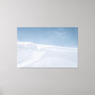 Sneeuwverschuiving Canvas Afdruk