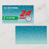 Sneeuwverwijderaar Professional Visitekaartje (Voorkant / Achterkant)