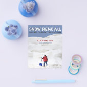 Sneeuwverwijdering. Sneeuwploeg  Flyer (Enkel)
