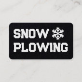Sneeuwverwijdering Visitekaartje (Voorkant)