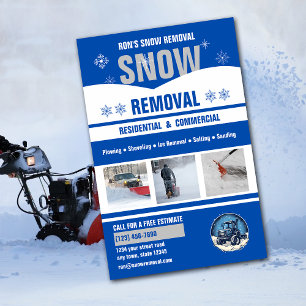 Sneeuwverwijderingsbedrijf Flyer