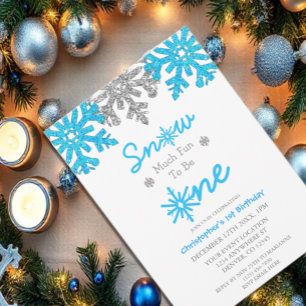 Sneeuwvlinder voor een winter van 1 januari kaart