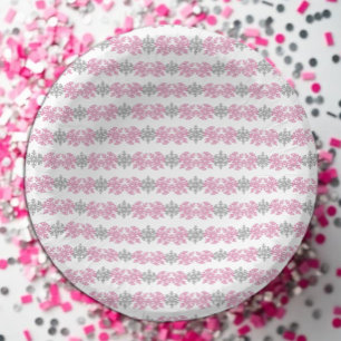 Sneeuwvlinder voor een winter van 1 januari papieren kommen