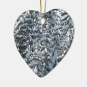 Sneeuwvloerstructuur Keramisch Ornament (Links)