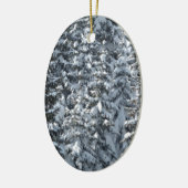 Sneeuwvloerstructuur Keramisch Ornament (Links)