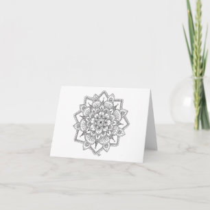 Sneeuwvlok 2 van de lente Notecard Feestdagen Kaart
