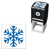 Sneeuwvlok 3 van 6 zelfinktende stempel (In situ)