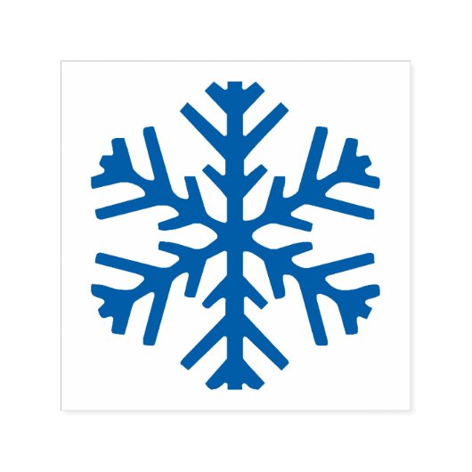 Sneeuwvlok 3 van 6 zelfinktende stempel (Design)