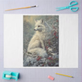 Sneeuwvlok Arctic Fox Tissuepapier (Craft)