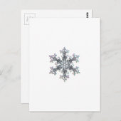 Sneeuwvlok Briefkaart (Voorkant / Achterkant)