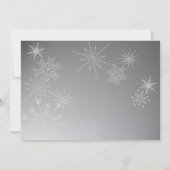 Sneeuwvlok Edelstenen/ Trouwen Kaart (Achterkant)
