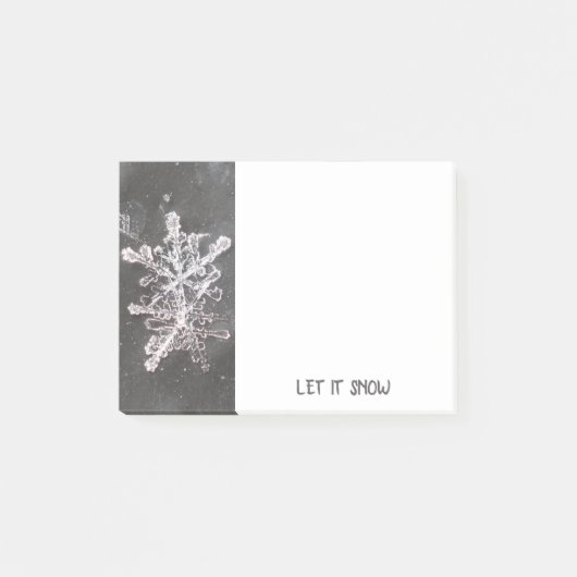 Sneeuwvlok Foto Post-It Notities Post-it® Notes (Voorkant)