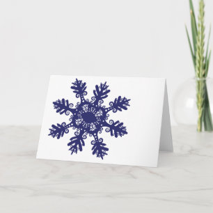 Sneeuwvlok II Feestdagen Kaart