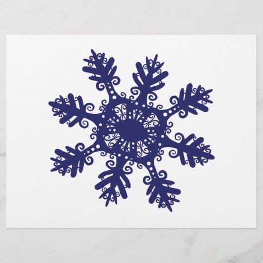 Sneeuwvlok II Flyer (Voorkant)