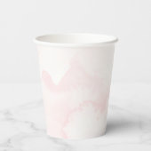 sneeuwvlok is onderweg naar Baby shower Papieren Bekers (Achterkant)