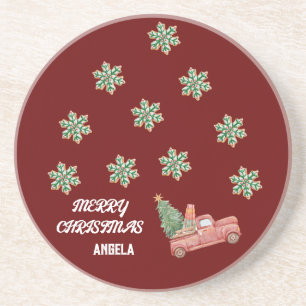 Sneeuwvlok Kerst Onderzetters