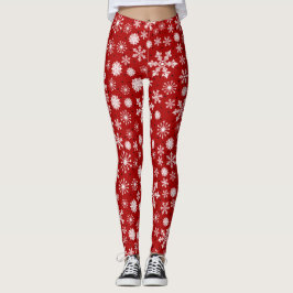 Sneeuwvlok Kerst Verpakte Leggings - Schattige