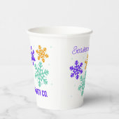  sneeuwvlok kerstbeker papieren bekers (Rechts)