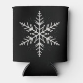 Sneeuwvlok Kerstfeest Wintercadeau Blikjeskoeler (Voorkant)