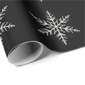 Sneeuwvlok Kerstfeest Wintercadeau Cadeaupapier (Rol Hoek)
