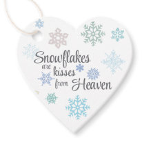 Sneeuwvlok Kisses van Heaven Gift Labels