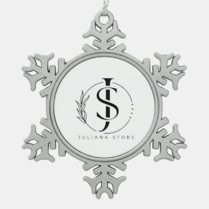 Sneeuwvlok lijst ornament