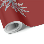 Sneeuwvlok lucht kunst cadeaupapier (Rol Hoek)