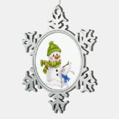 Sneeuwvlok omlijst ornament (Rechts)