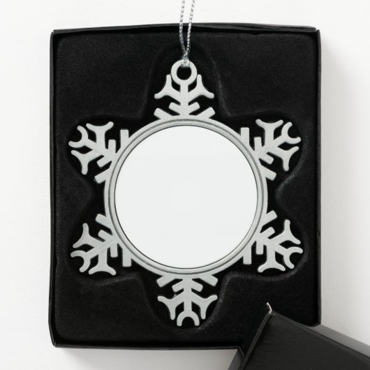 Sneeuwvlok omlijst ornament (Kistje)