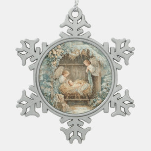 Sneeuwvlok omlijst ornament