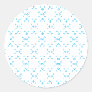 Sneeuwvlok Ronde Sticker