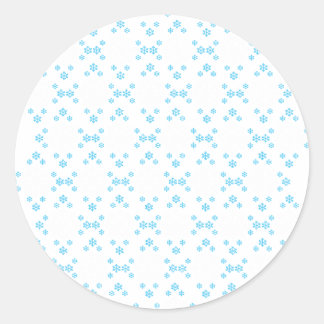 Sneeuwvlok Ronde Sticker