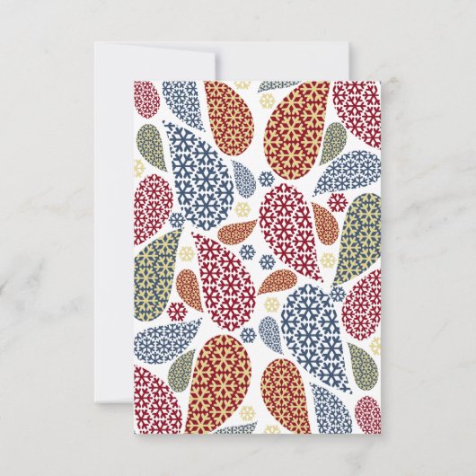 Sneeuwvlok Traandruppel Boom Save The Date (Achterkant)