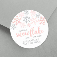 Sneeuwvlok Winter Meisje Baby Shower