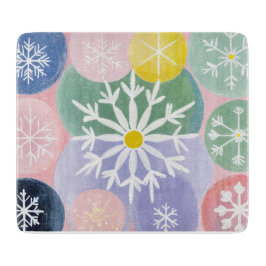 sneeuwvlokconstellaties snijplank