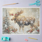 sneeuwvlokeland tissuepapier (Craft)