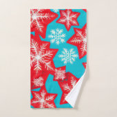 Sneeuwvlokken Bad Handdoek (Handdoek)