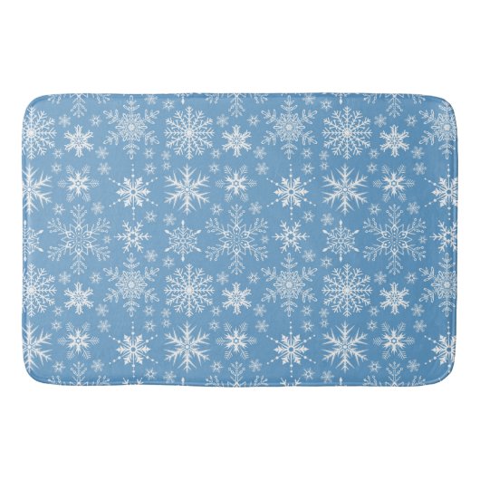 Sneeuwvlokken badmat (Voorkant)