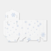 Sneeuwvlokken Bedankdoosjes (Uitgevouwen)