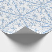 Sneeuwvlokken Cadeaupapier (Hoek)