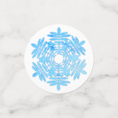 sneeuwvlokken confetti (Kleine voorkant)