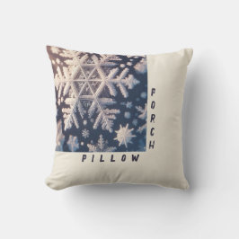 Sneeuwvlokken / dikke kristallen / stralen / veran kussen