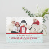 Sneeuwvlokken | Duitse Kaart van de Foto van de (Staand voorkant)