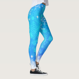 Sneeuwvlokken en Sparkly Lights Leggings