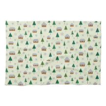 Sneeuwvlokken en sparren