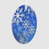 Sneeuwvlokken en sterren ornament (voorkant)