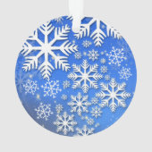 Sneeuwvlokken en sterren ornament (achterkant)